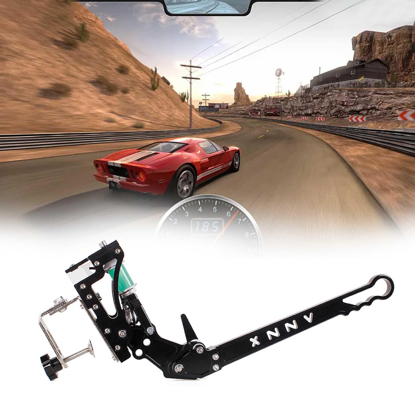 RASTP 64 Bit Weighing Pressure Handbrake SIM USB Handbrake for G25 G27 G29 G295 T300 T500 PC - RASTP