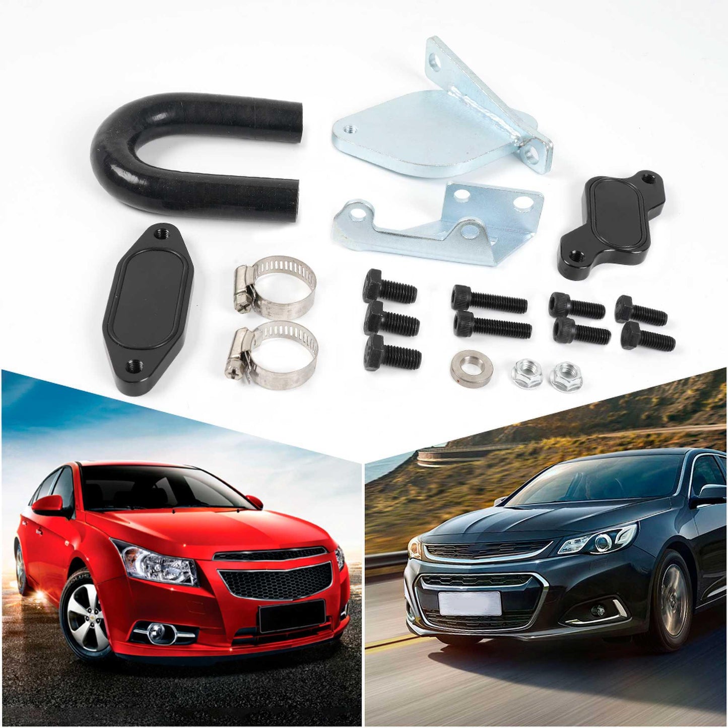 RASTP EGR Valve Cooler Delete Kit for Chevy 07-10 - RASTP