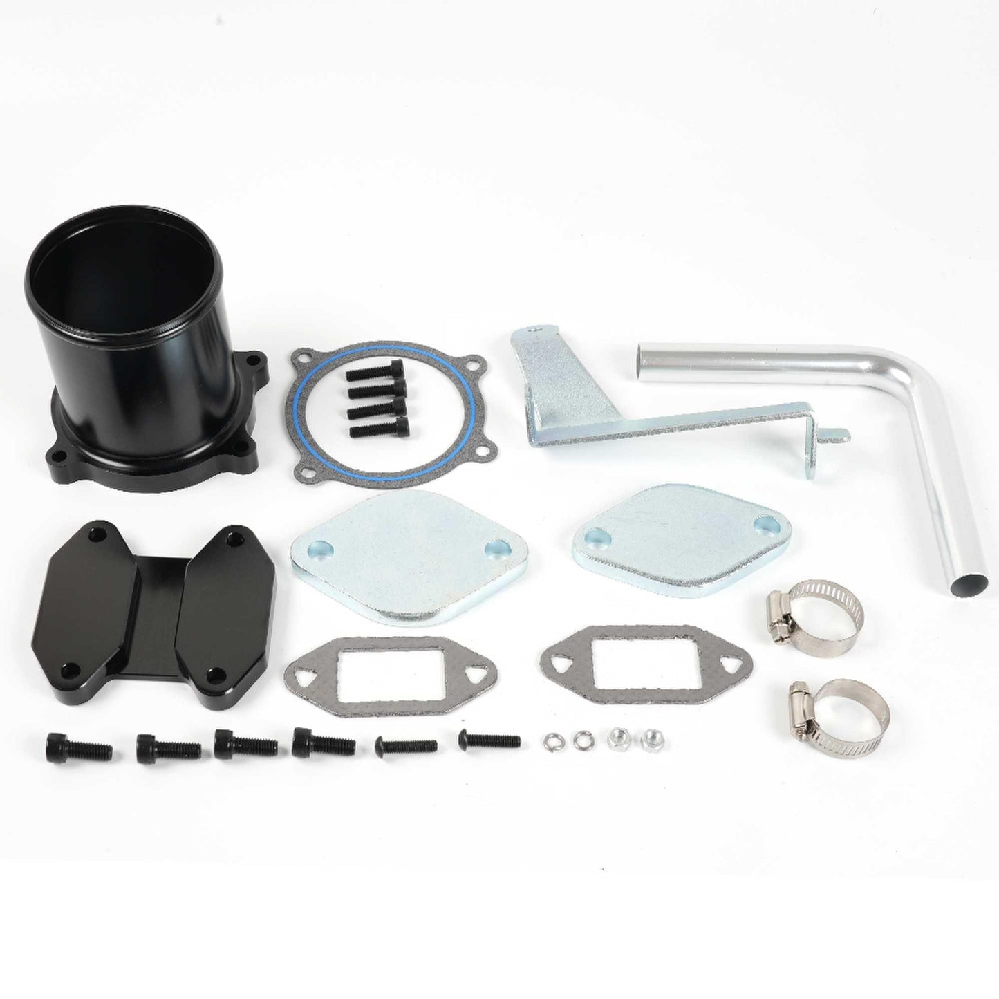 RASTP EGR Valve Cooler Delete Kit for Dodge 07-09 6.7L with Recirculation Pip - RASTP