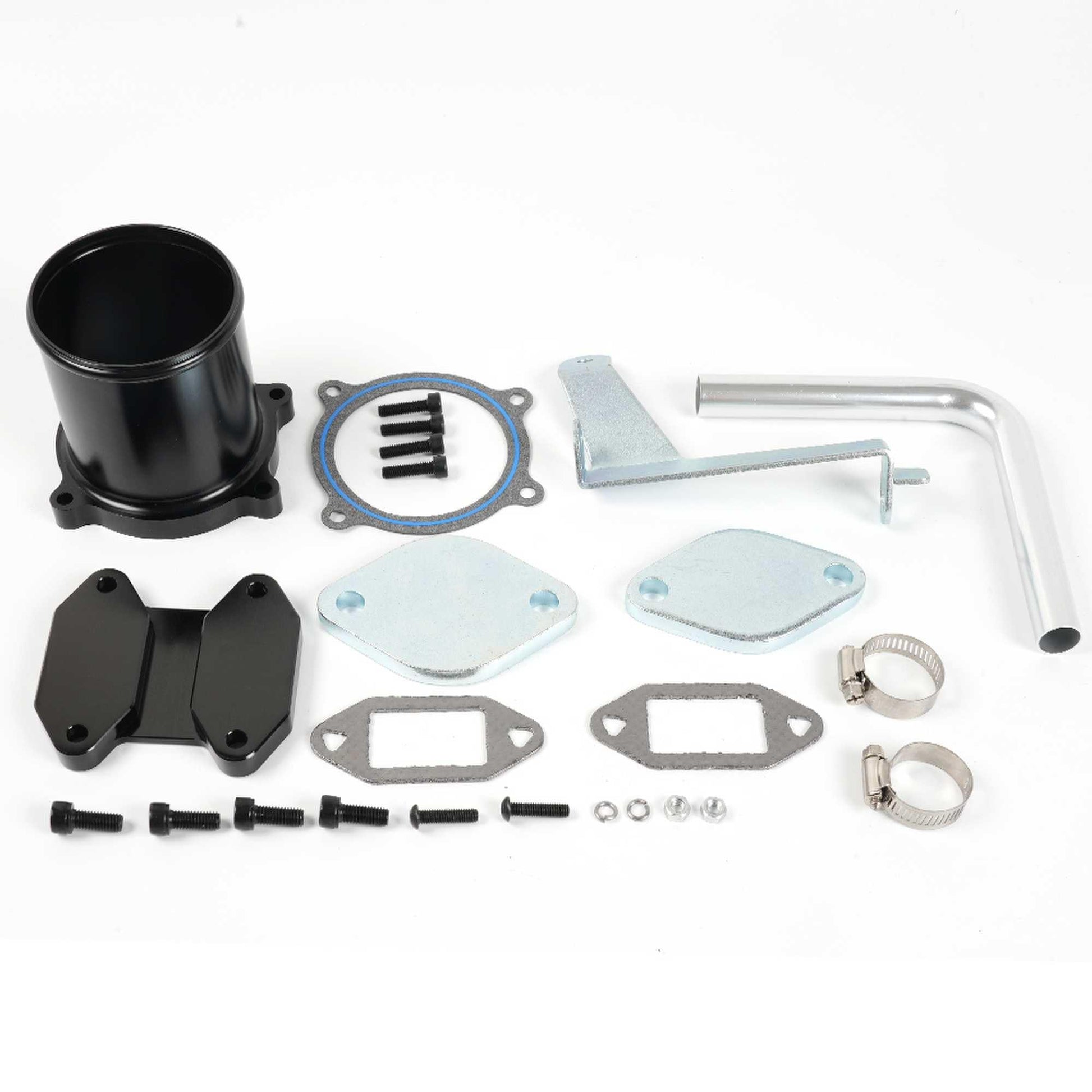 RASTP EGR Valve Cooler Delete Kit for Dodge 07-09 6.7L with Recirculation Pip - RASTP
