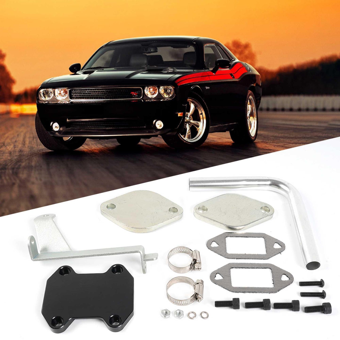 RASTP EGR Valve Cooler Delete Kit for Dodge 07-09 6.7L - RASTP