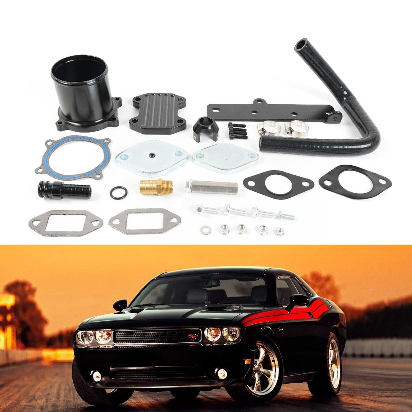 RASTP EGR Valve Cooler Delete Kit for Dodge 13-18 6.7L - RASTP