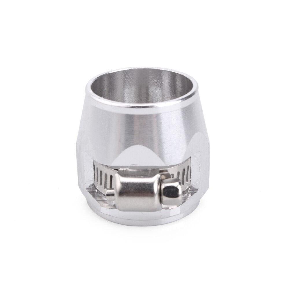 RASTP 4 6 8 10 12AN Fuel Hose Clamp Oil Water Tube Hose Fittings Clamps Hex Finishers - RASTP