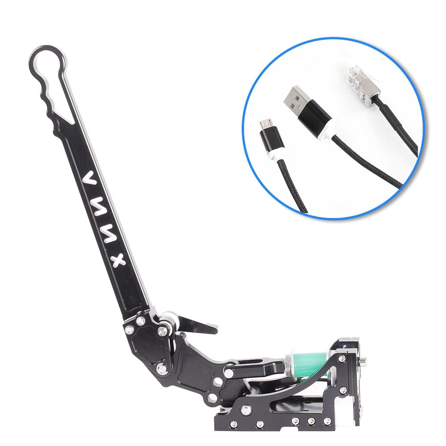 RASTP 64 Bit Weighing Pressure Handbrake SIM USB Handbrake for G25 G27 G29 G295 T300 T500 PC - RASTP