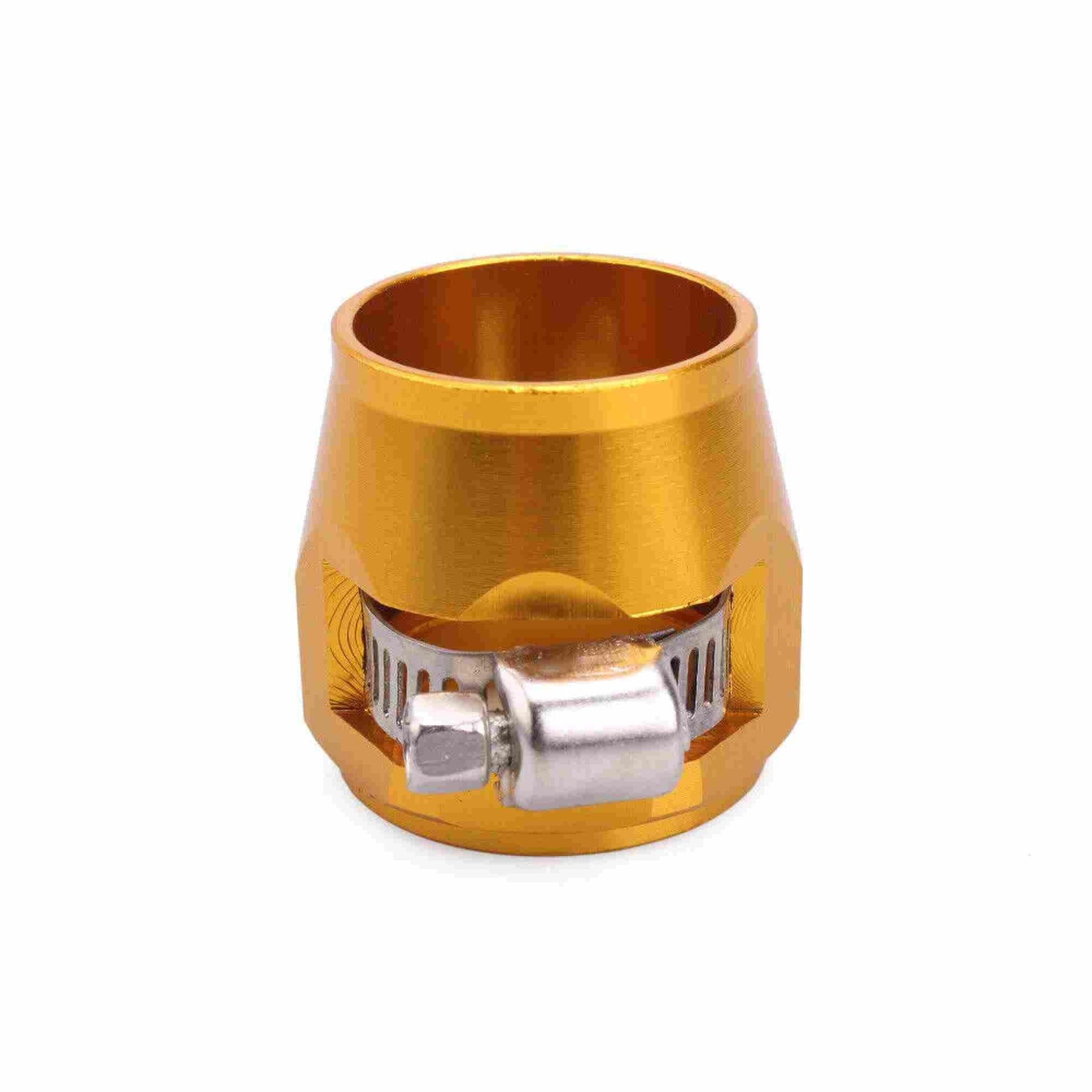 RASTP 4 6 8 10 12AN Fuel Hose Clamp Oil Water Tube Hose Fittings Clamps Hex Finishers - RASTP