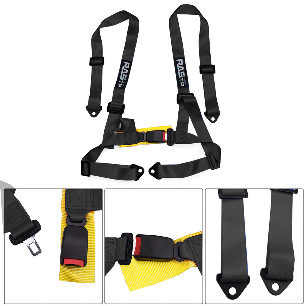 RASTP 4 Point Harness for SXS, Go Kart, UTV and Off Road Vehicles