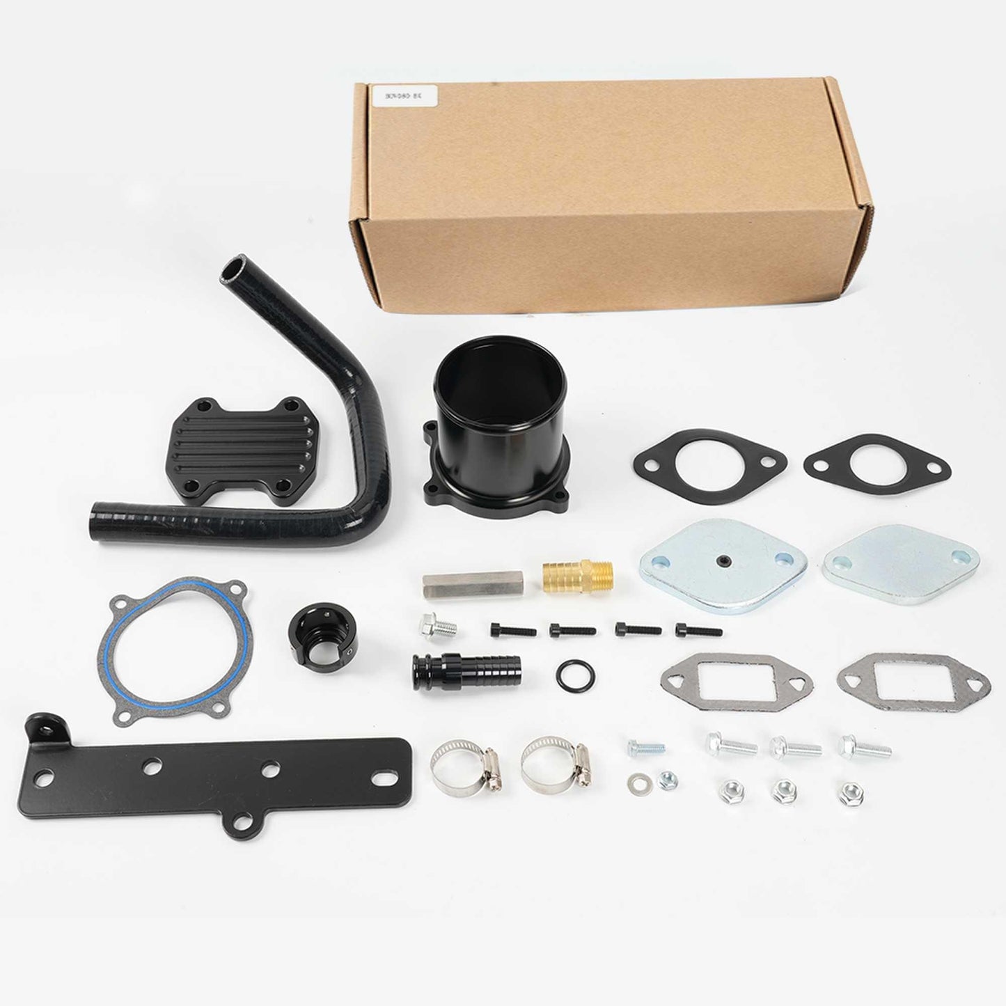 RASTP EGR Valve Cooler Delete Kit with Throttle Valve for 2013-18 Dodge Ram 6.7L Cummins Diesel - RASTP