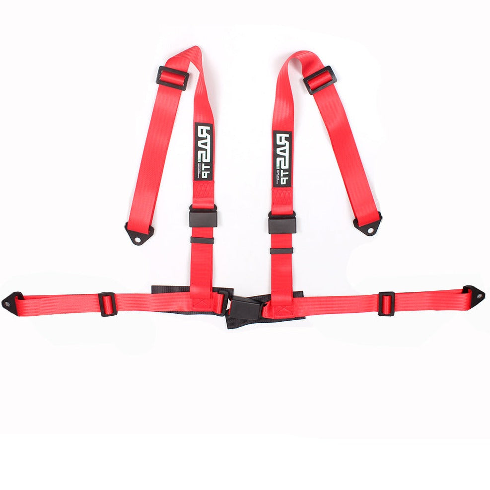 RASTP 4 Point UTV Seat Belt Go Kart Harness 2 Inch Straps EZ Buckle