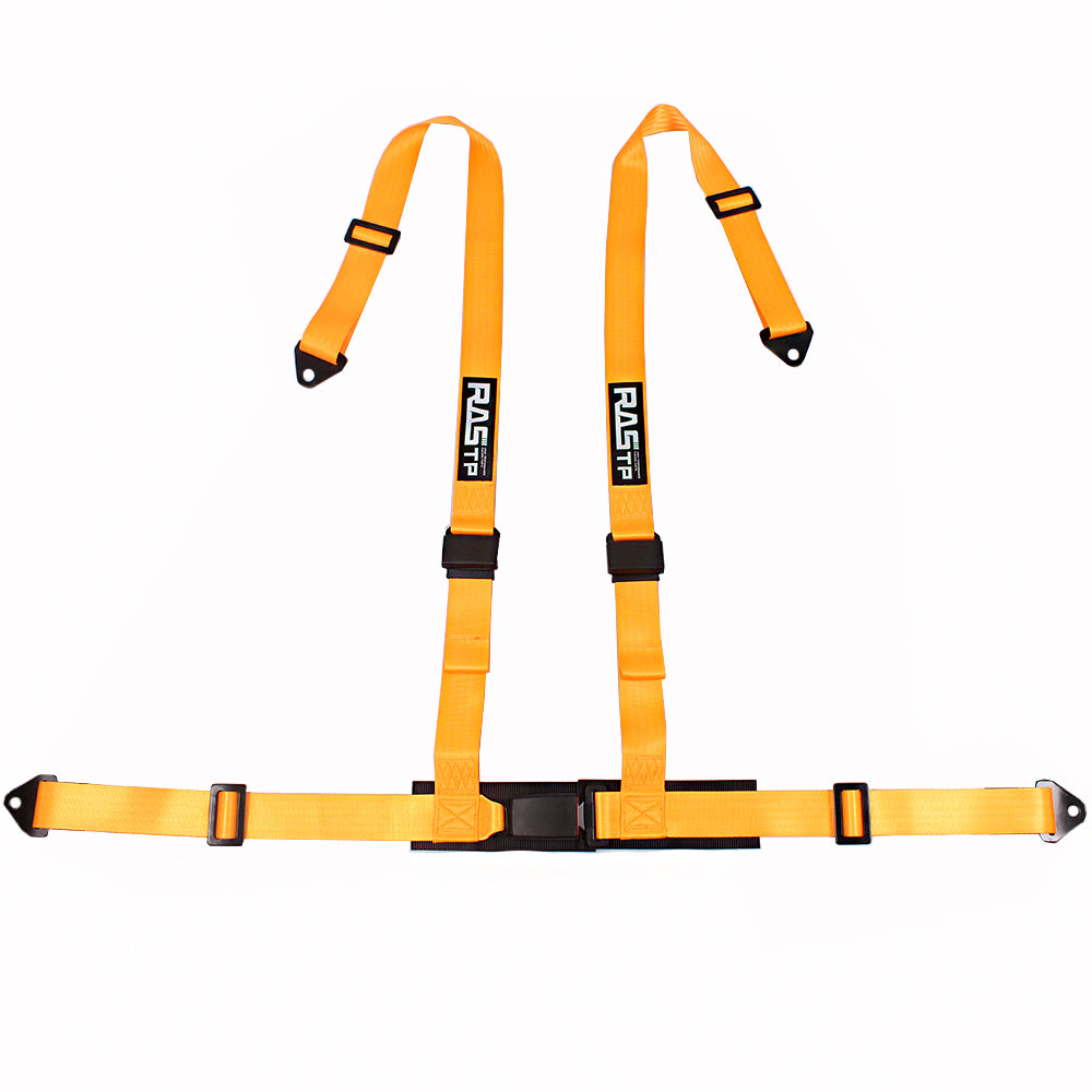 RASTP 4 Point UTV Seat Belt Go Kart Harness 2 Inch Straps EZ Buckle