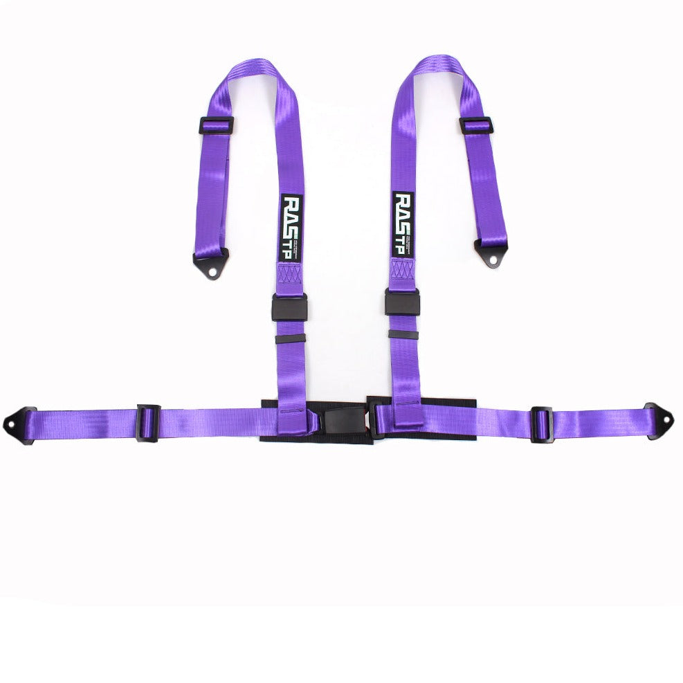 RASTP 4 Point UTV Seat Belt Go Kart Harness 2 Inch Straps EZ Buckle