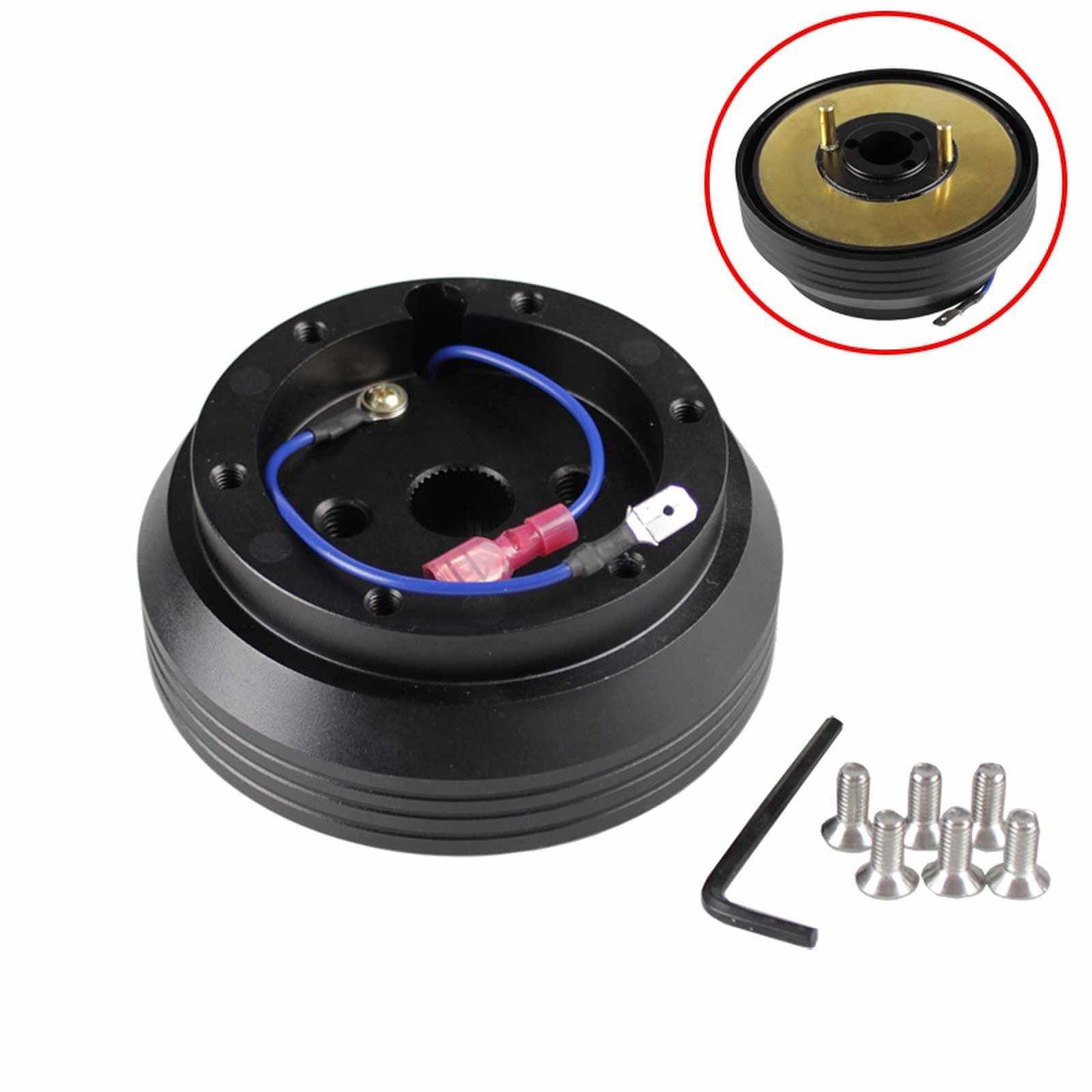 RASTP Aluminum Car Steering Wheel Hub Adapter Boss Kit for Nissan - RASTP