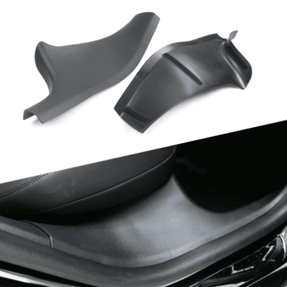 RASTP New ABS 2Pcs Of Rear Door Sill Guard Protector Car Interior Door Inside Threshold Bumper for Tesla Model Y 2021 - RASTP