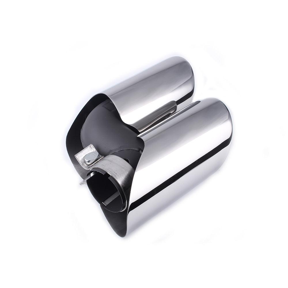 RASTP Chrome Stainless Steel Exhaust Pipe Tail Muffler Tip for 2019 Porsche Macan - RASTP