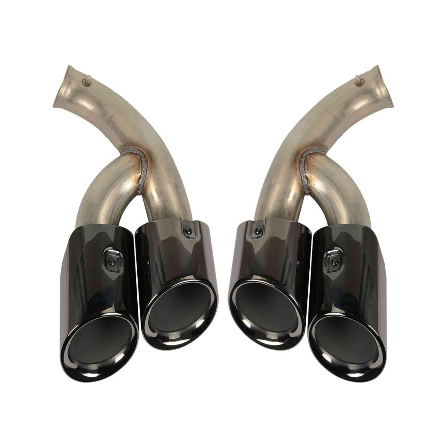 RASTP 1 Pair Exhaust Tips Muffler Exhaust Tail Pipe for Porsche Cayenne 8100C 2015-2017 - RASTP