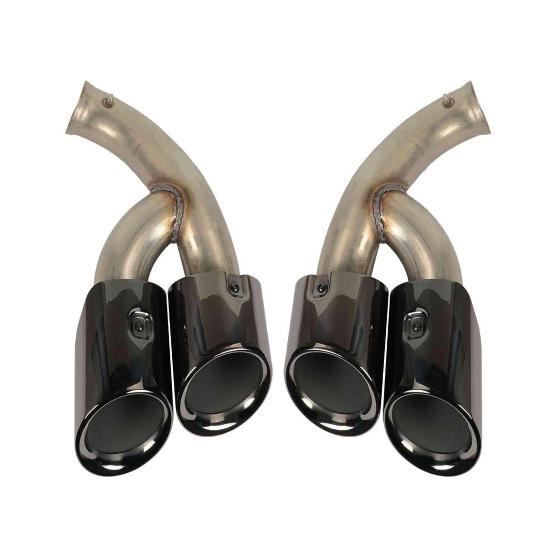 RASTP 1 Pair Exhaust Tips Muffler Exhaust Tail Pipe for Porsche Cayenne 8100C 2015-2017 - RASTP