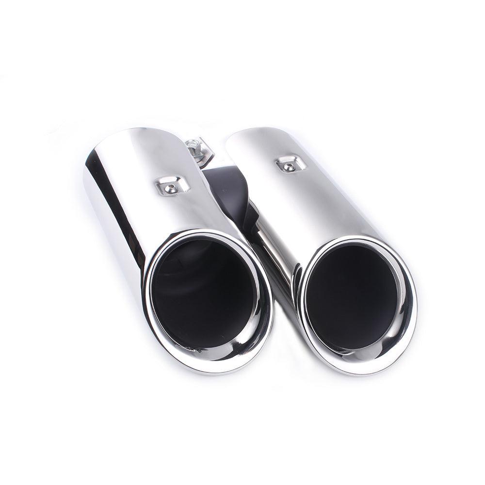 RASTP Chrome Stainless Steel Exhaust Pipe Tail Muffler Tip for 2019 Porsche Macan - RASTP