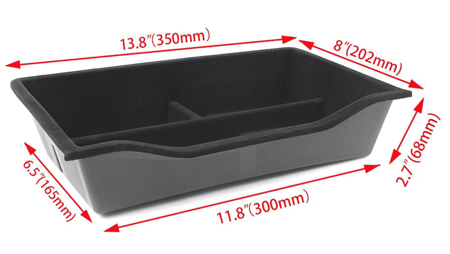 RASTP Main and Co-Pilot Passenger Seat Storage Box for Tesla Model Y 2020-2021 - RASTP