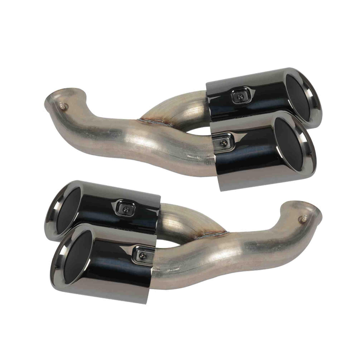 RASTP 1 Pair Exhaust Tips Muffler Exhaust Tail Pipe for Porsche Cayenne 8100C 2015-2017 - RASTP