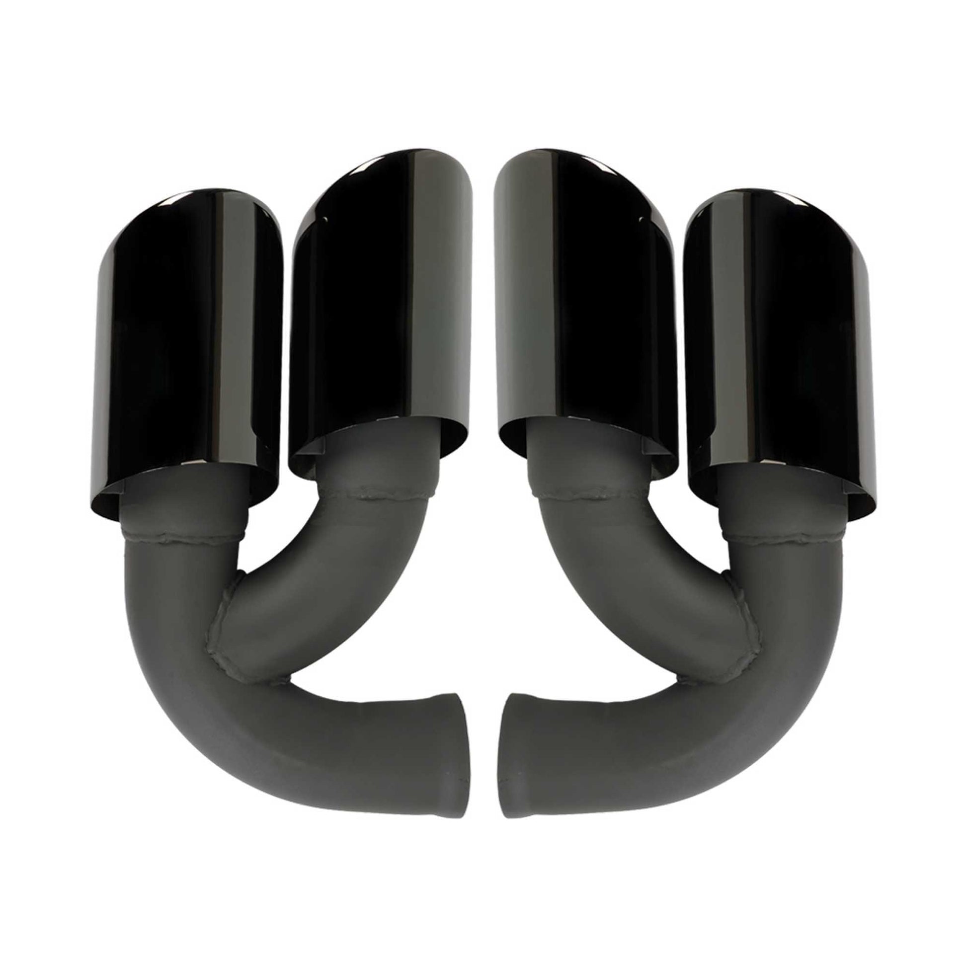 RASTP Stainless Steel Car Exhaust Tip Exhaust System Muffler Pipe Muffler Tip for 2010-2014 Porsche Cayenne V6 V8 - RASTP