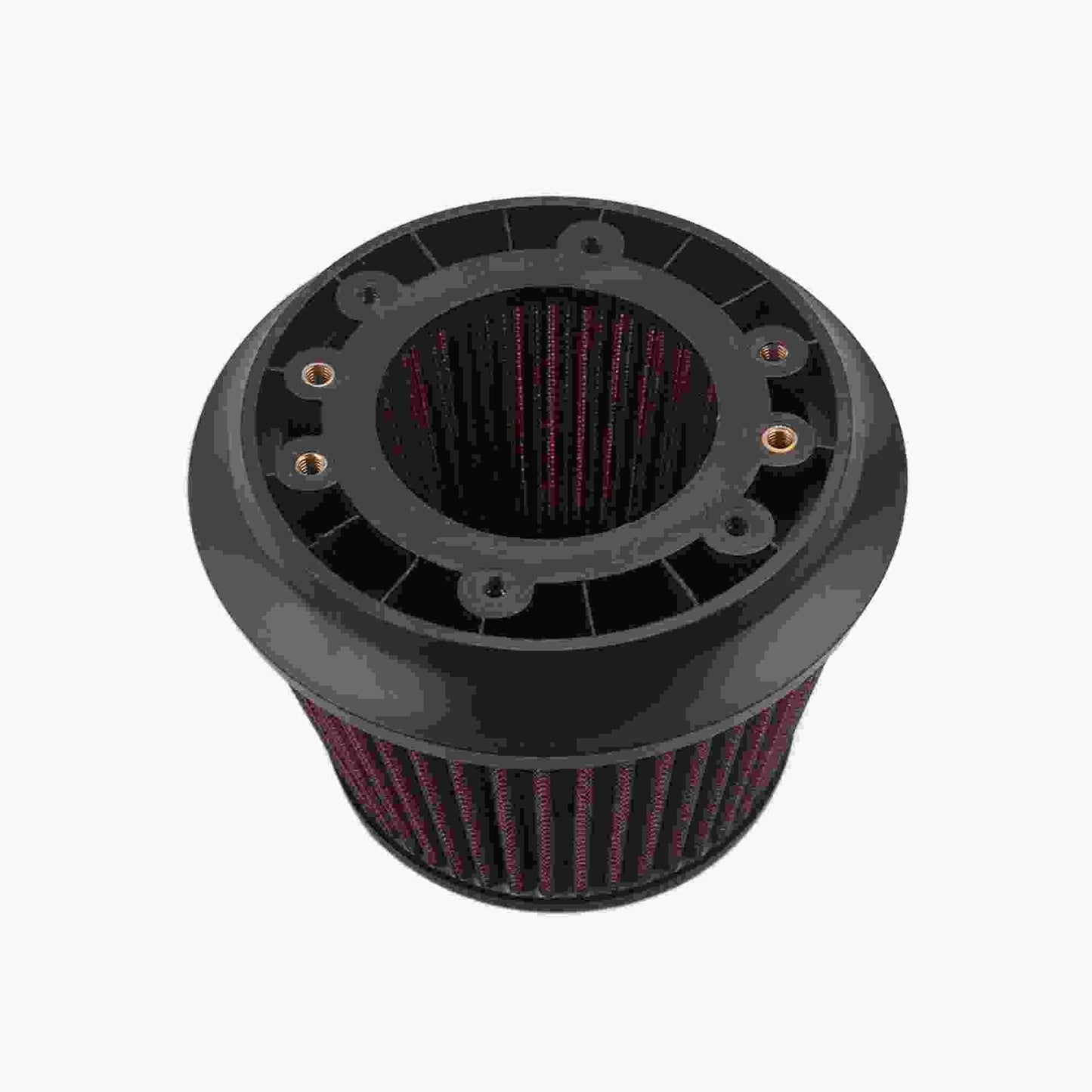 RASTP Universal 75mm Power Intake Air Filter Dual Funnel Adapter Air Cleaner - RASTP