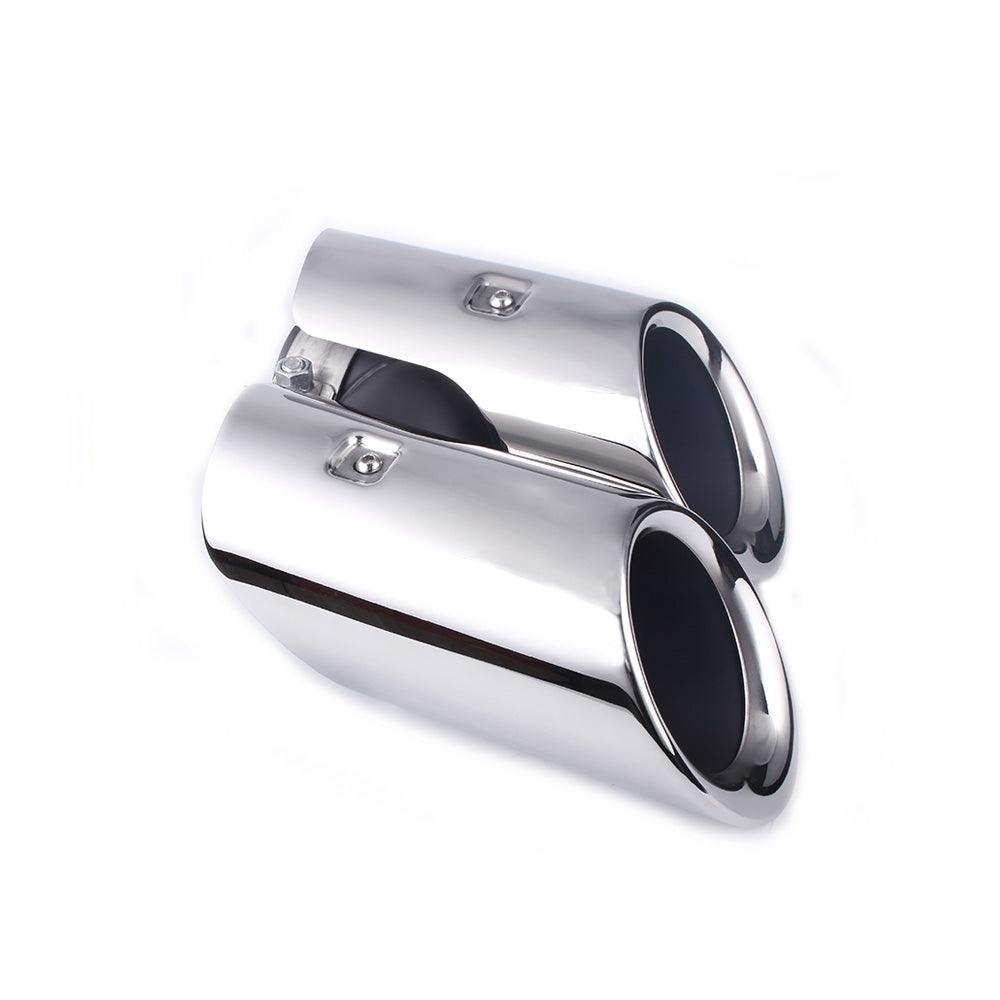 RASTP Chrome Stainless Steel Exhaust Pipe Tail Muffler Tip for 2019 Porsche Macan - RASTP