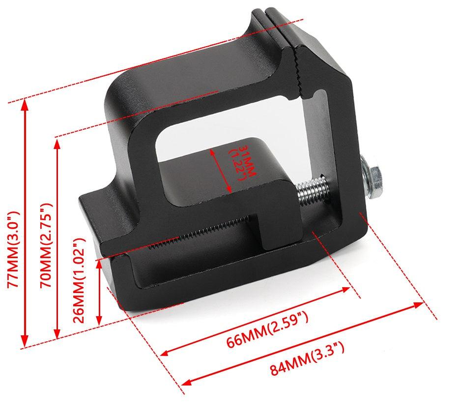 RASTP Truck Cap Topper Camper Shell Heavy Duty Clamps Aluminum Mounting Clamp - RASTP