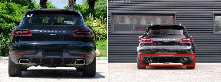 RASTP Exhaust Tips Muffler Modified Tail Pipe for Porsche 2014 Macan - RASTP