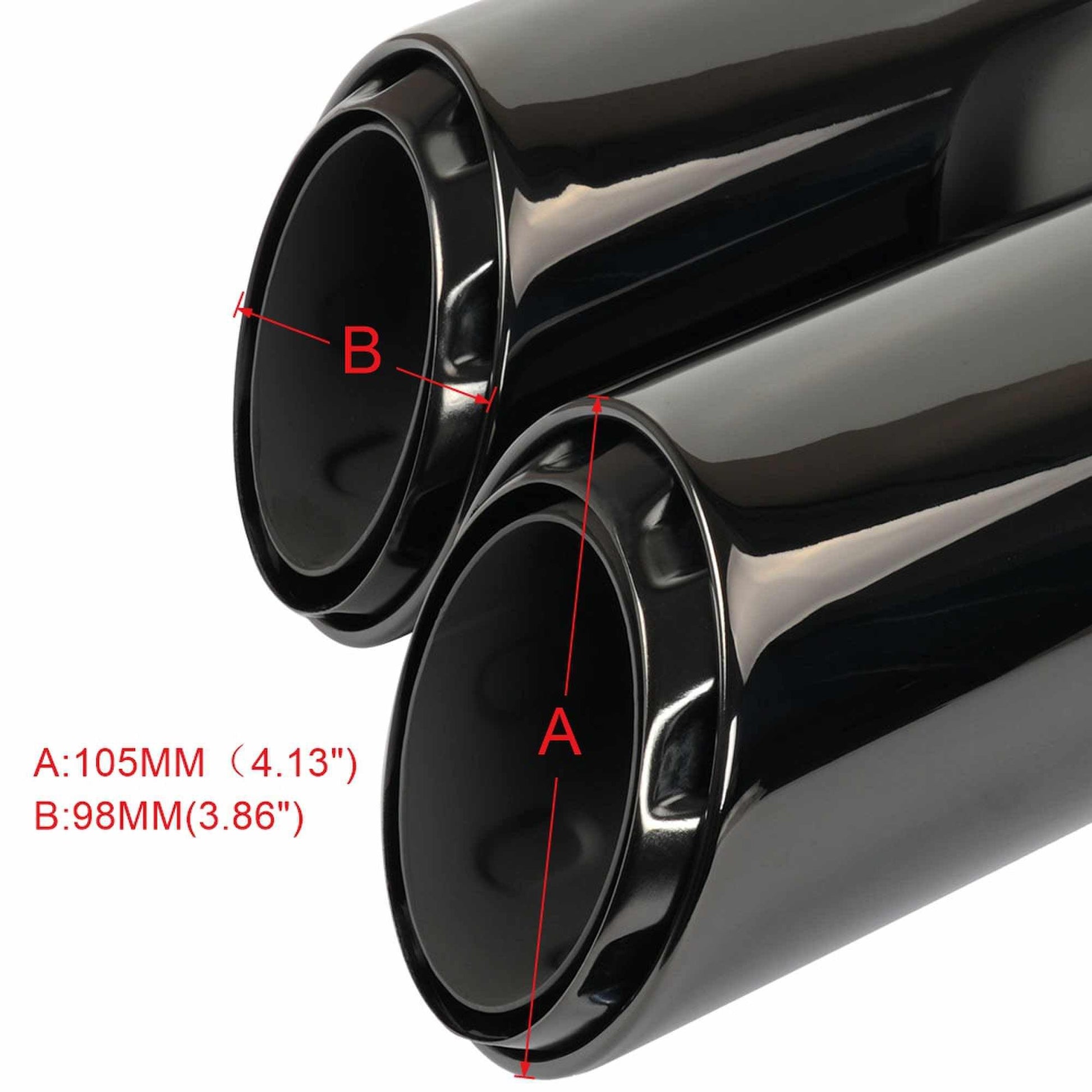 RASTP Stainless Steel Exhaust Muffler Pipe Exhaust Tips for Porsche Macan 8157C 2019-2023 - RASTP