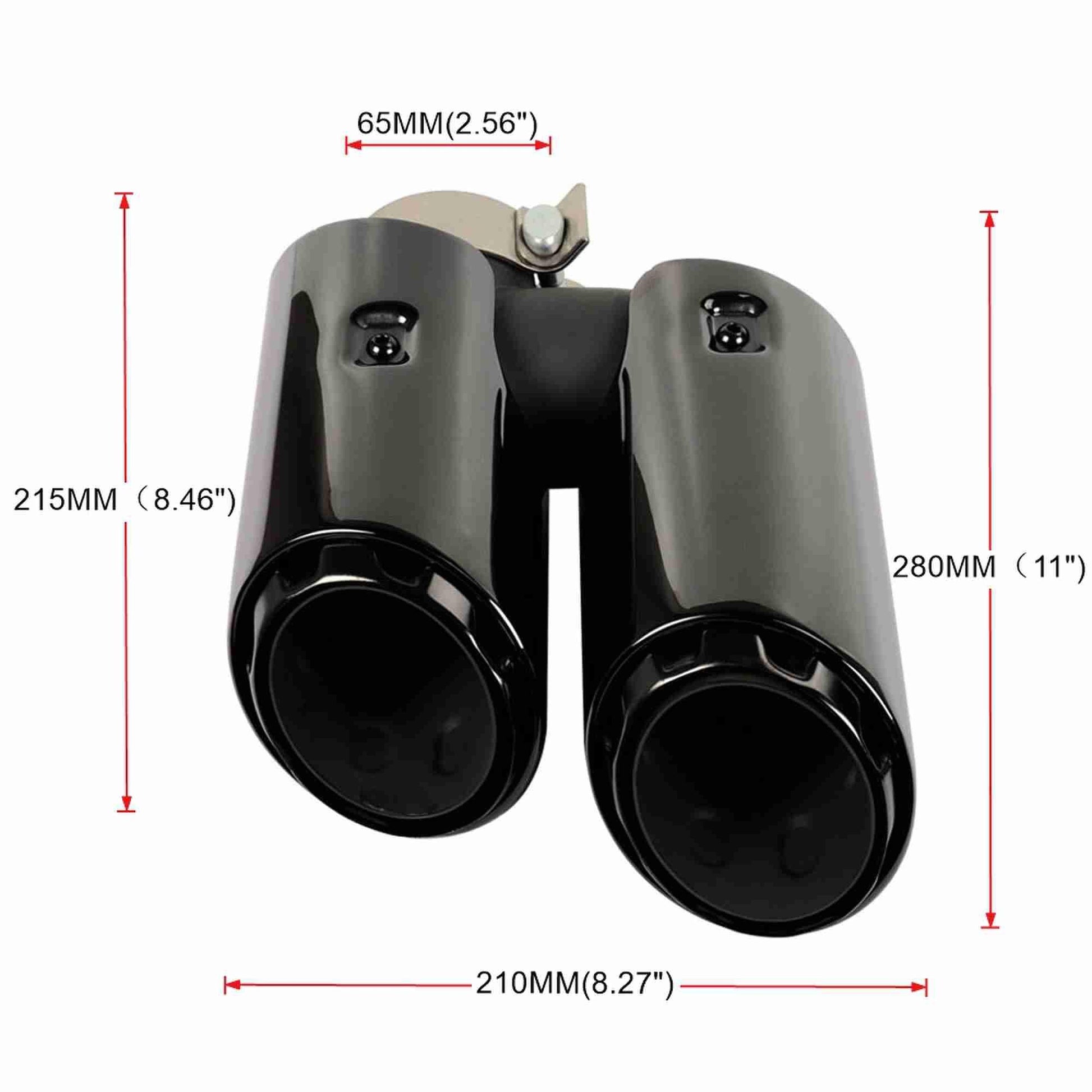 RASTP Stainless Steel Exhaust Muffler Pipe Exhaust Tips for Porsche Macan 8157C 2019-2023 - RASTP