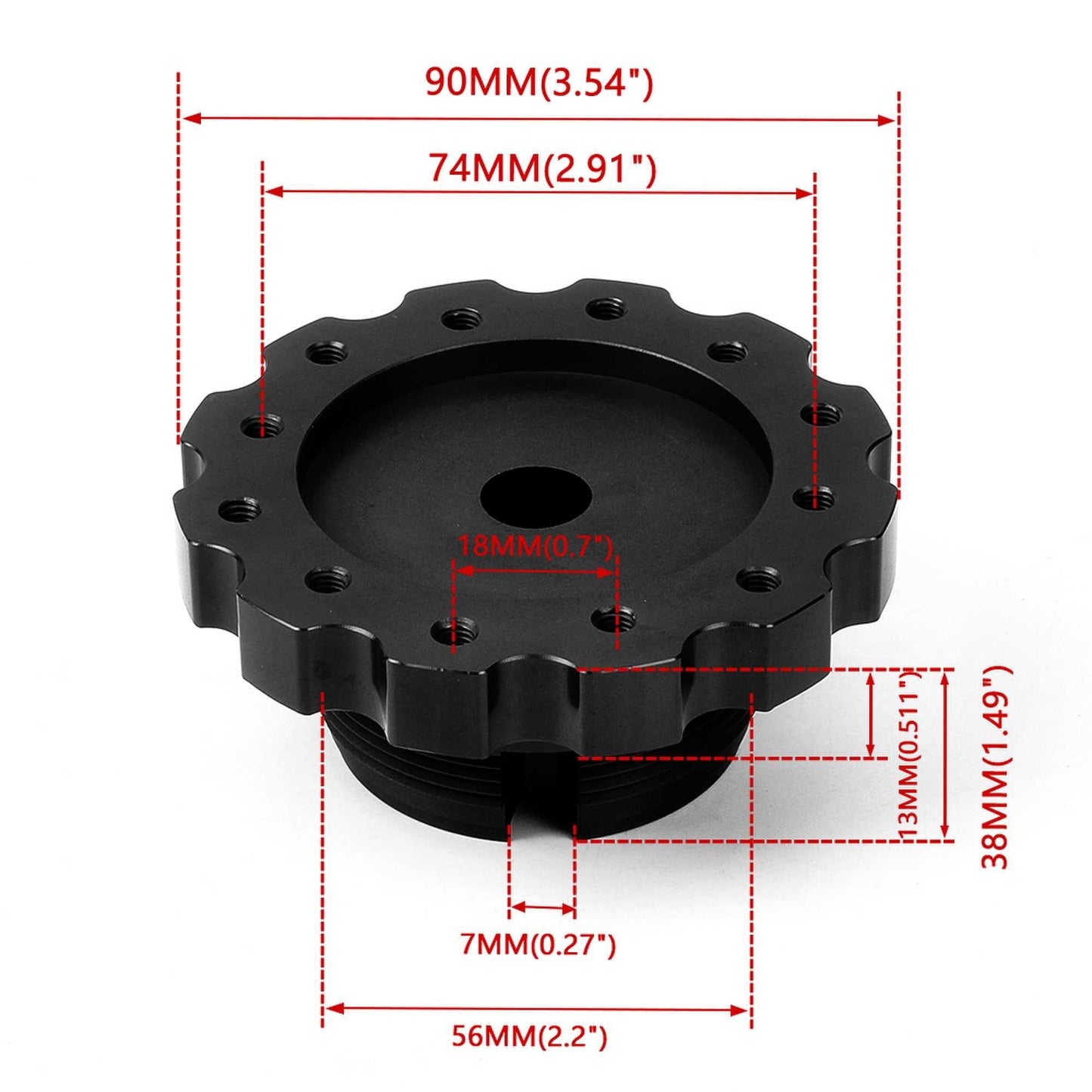 RASTP Sim Gaming Steering Wheel Adapter Steering Wheel Hub Adapter for PXN V10 - RASTP