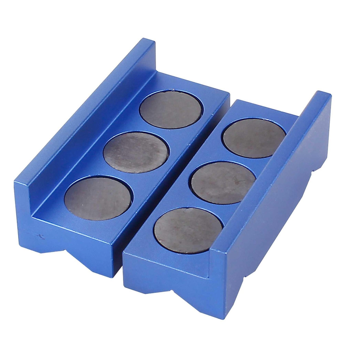 RASTP 1 Pair Aluminum Line Separator Vise Jaw Protective Inserts Magnetized for AN Fittings with Magnetic - RASTP