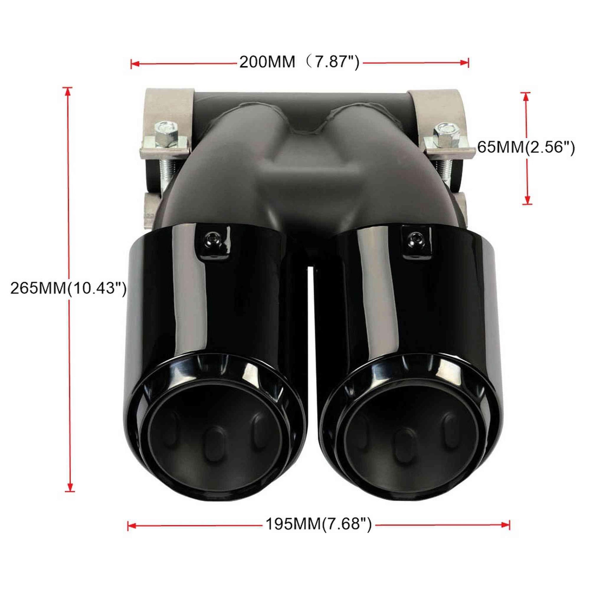 RASTP Stainless Steel Exhaust Muffler Pipe Exhaust Tips for Porsche Cayenne 8146C 2016-2023 - RASTP