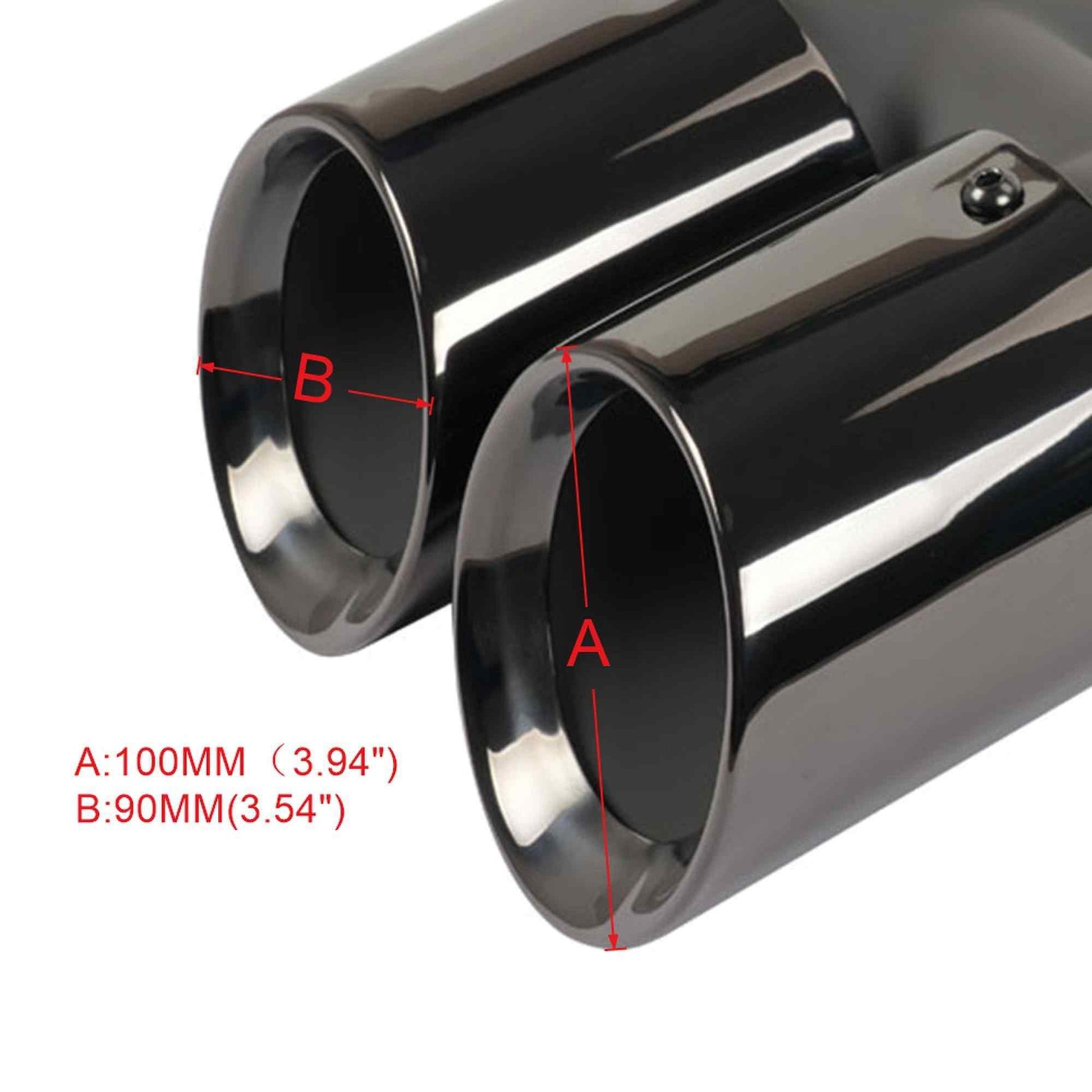 RASTP Stainless Steel Exhaust Pipe Tail Muffler Tip for Porsche Cayenne 8117C 2016-2023 - RASTP