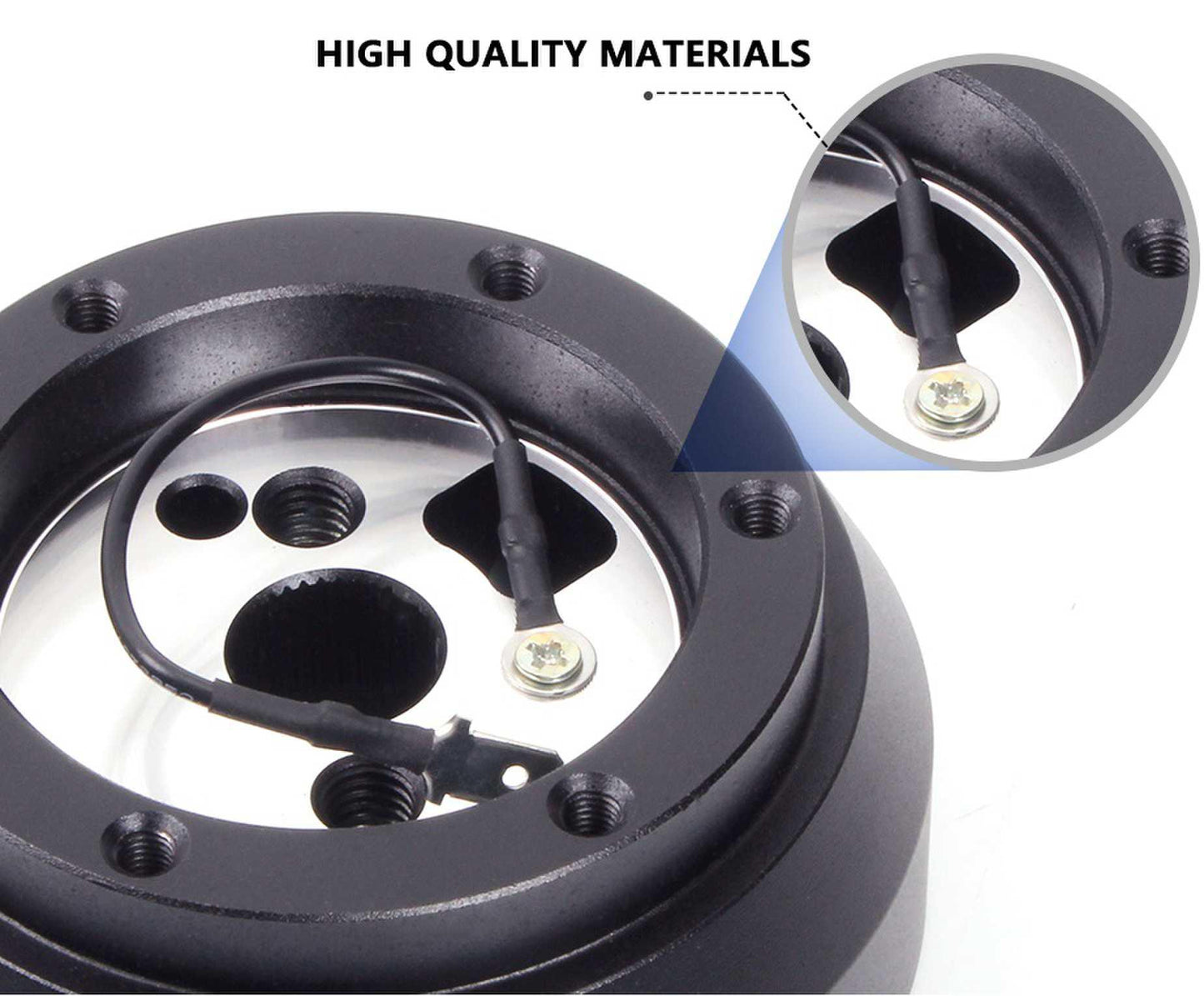 RASTP Steering Wheel Short Hub Adapter Kit for Dodge GMC Chevy Jeep Pontiac Steering Wheel Connector Base - RASTP