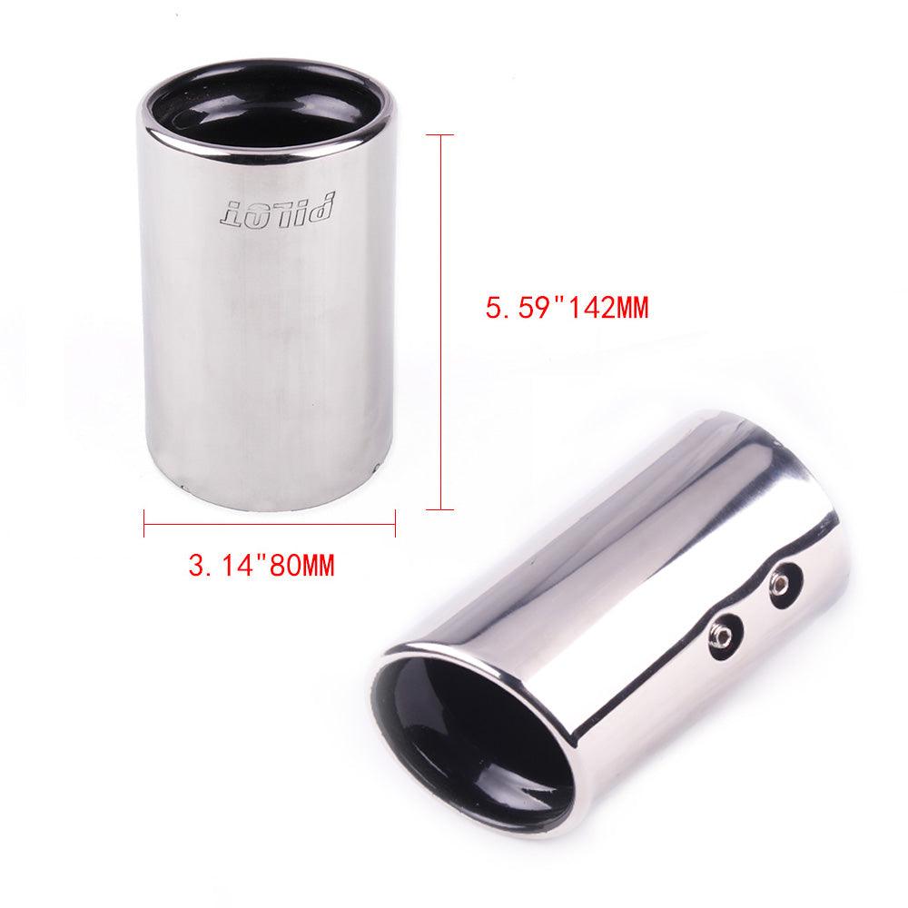 RASTP Universal Stainless Steel Exhaust Muffler Tip Pipe Modified - RASTP