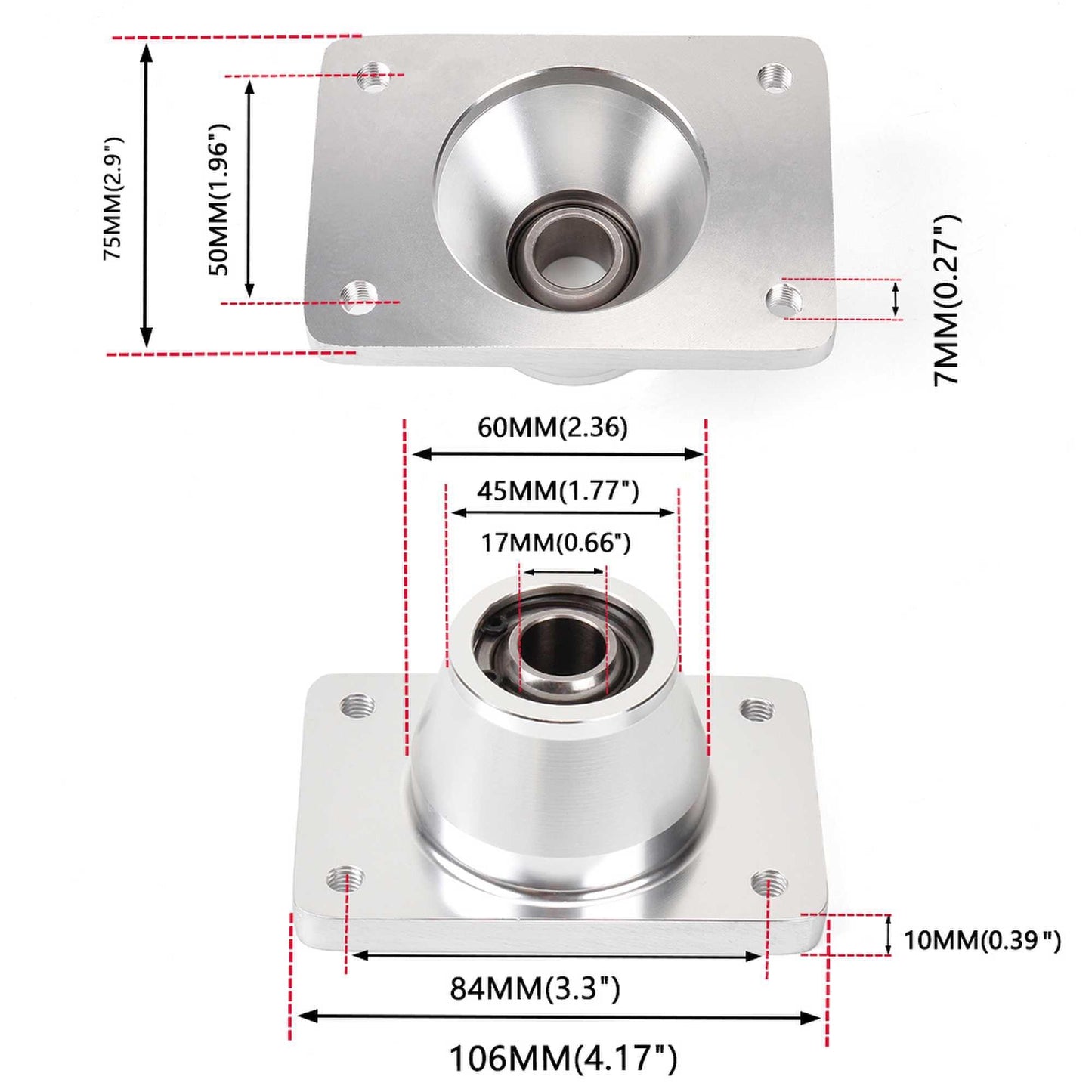 RASTP Aluminum Quick Shift Lever Base Short Shifter for Peugeot Citroen - RASTP
