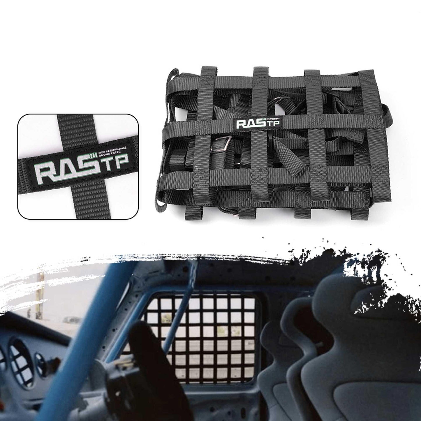 RASTP Universal Nylon Racing Window Mesh Multiple Styles Sizes - RASTP