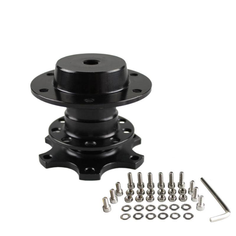 RASTP Universal Aluminum Steering Wheel Quick Release Hub Boss Kit For 6 Hole Steering Wheel Hub - RASTP