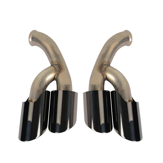 RASTP 1 Pair Exhaust Tips Muffler Exhaust Tail Pipe for Porsche Cayenne 8100C 2015-2017 - RASTP