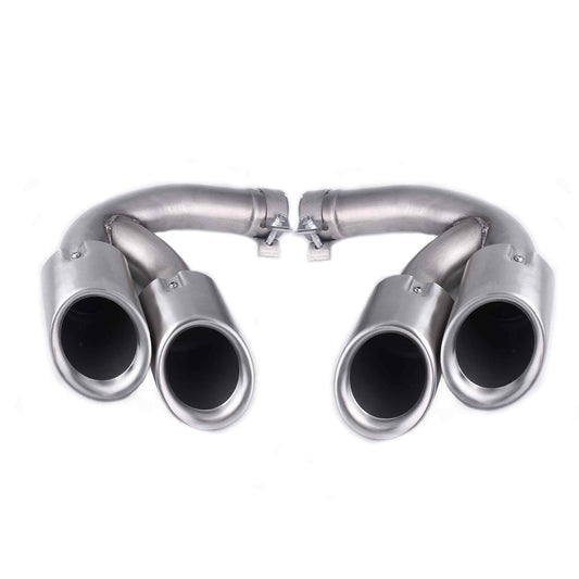 RASTP 1 Pair Dual Exhaust Tips Muffler Exhaust Tail Pipe for Porsche Cayenne 2018 - RASTP
