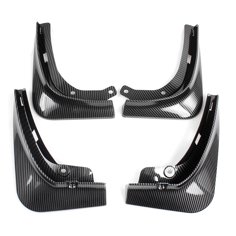 RASTP Carbon Fiber Car Mud Flaps Splash Guard Fender Mudguard for Tesla 17-21 Model 3 - RASTP