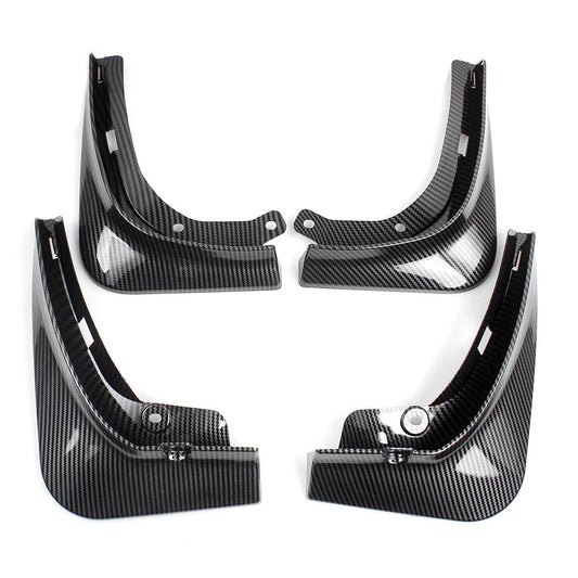 RASTP Carbon Fiber Car Mud Flaps Splash Guard Fender Mudguard for Tesla 17-21 Model 3 - RASTP