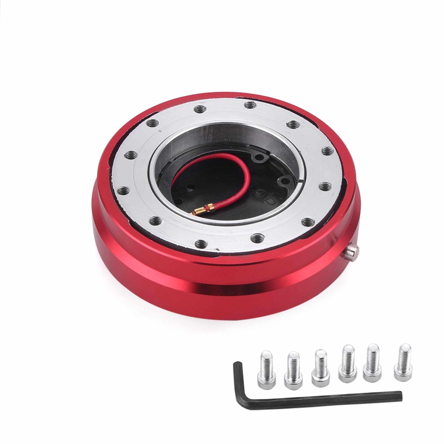 RASTP Universal Thin Version 6 Hole Steering Wheel Quick Release Hub Adapter - RASTP