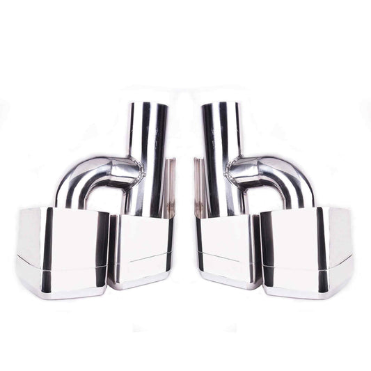 RASTP 1 Pair Auto Rear Exhaust Muffler Tips AMG Style for Mercedes Benz E Class W212 2006-2013 - RASTP