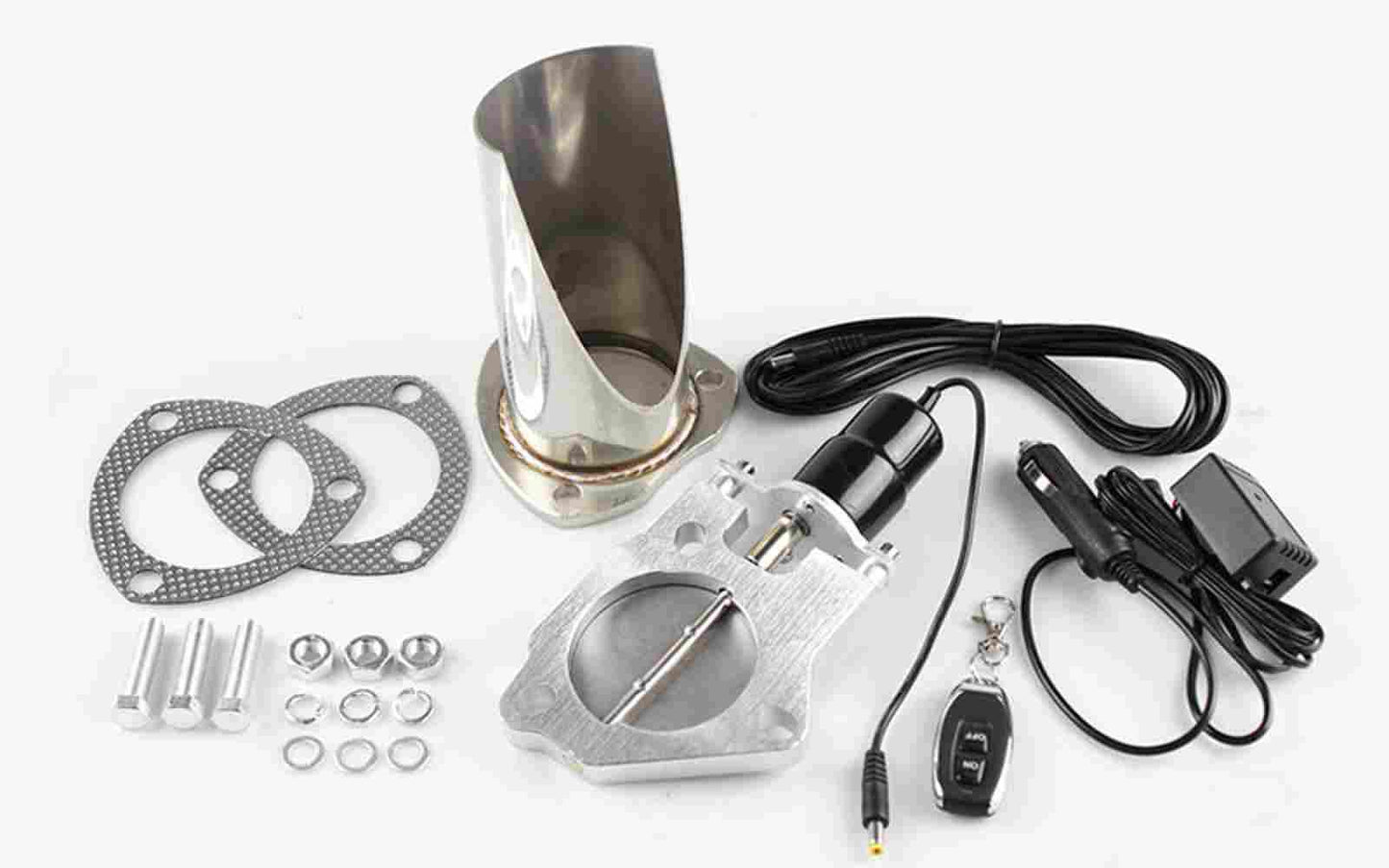 RASTP Universal 3 inch Exhaust Pipe Half Set Controller Kit - RASTP
