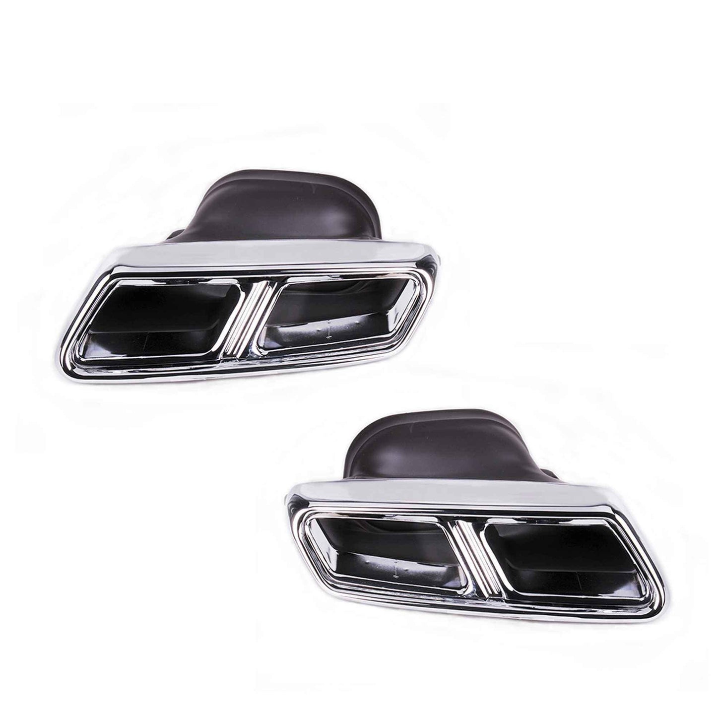RASTP Stainless Rear Exhaust Pipe Tail Muffler Tips for Mercedes Benz 14-16 S65 S63 E63 Class W212/W22 - RASTP