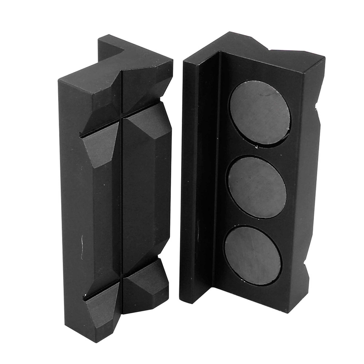 RASTP 1 Pair Aluminum Line Separator Vise Jaw Protective Inserts Magnetized for AN Fittings with Magnetic - RASTP