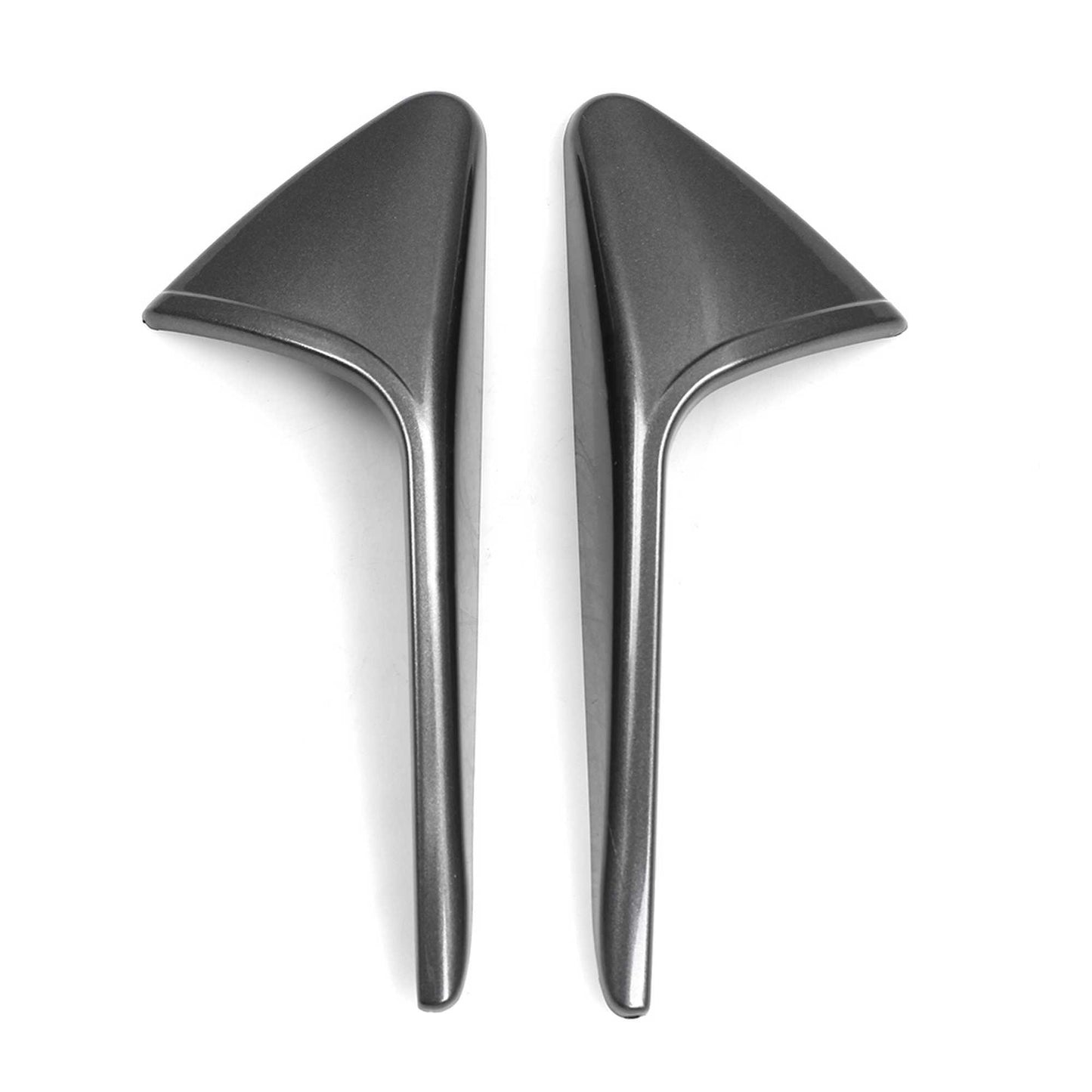 RASTP 2Pcs Carbon Fiber Style Side Camera Decoration Cover Trim for Model 3 Y 2021 - RASTP