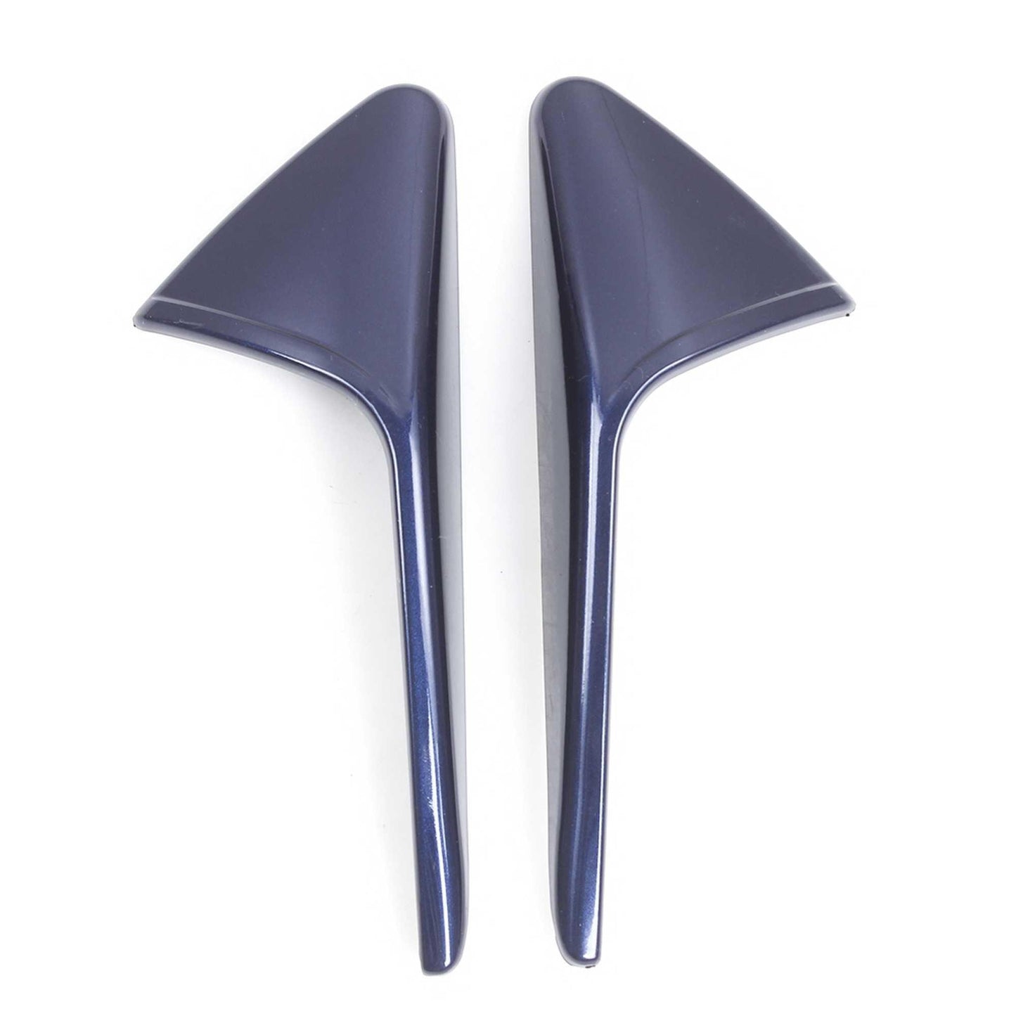 RASTP 2Pcs Carbon Fiber Style Side Camera Decoration Cover Trim for Model 3 Y 2021 - RASTP