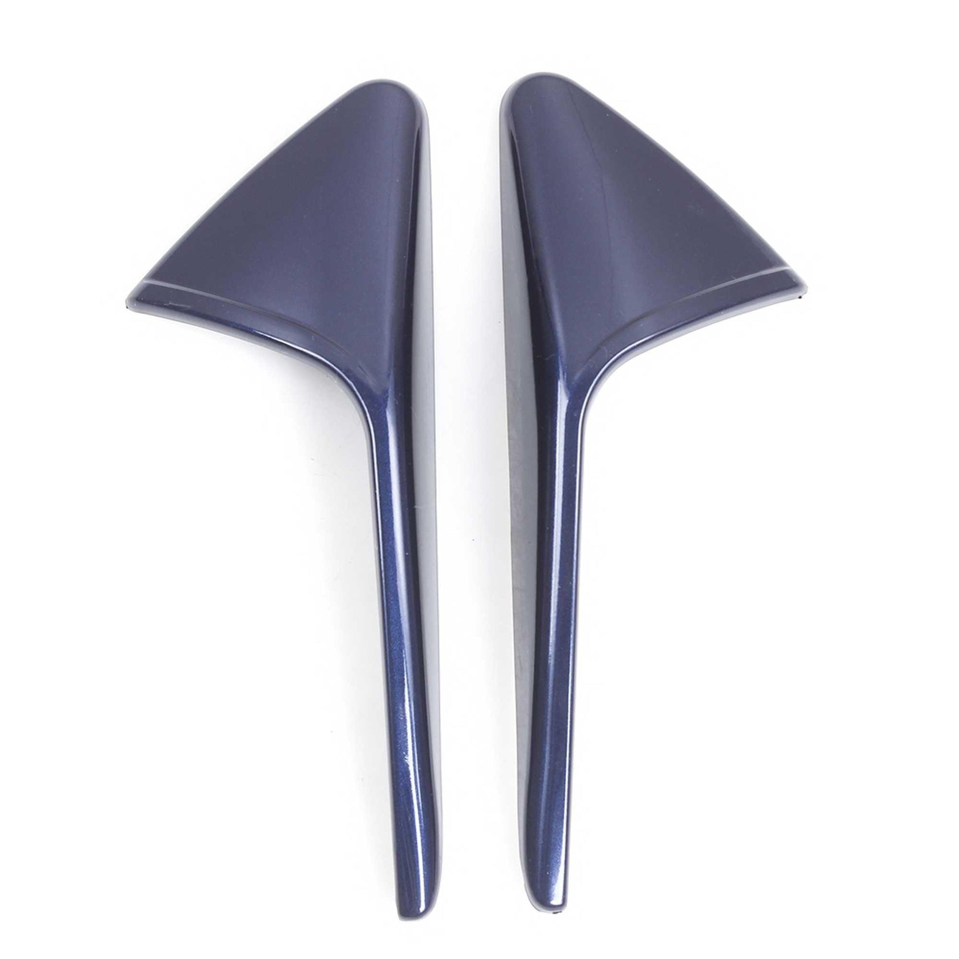 RASTP 2Pcs Carbon Fiber Style Side Camera Decoration Cover Trim for Model 3 Y 2021 - RASTP